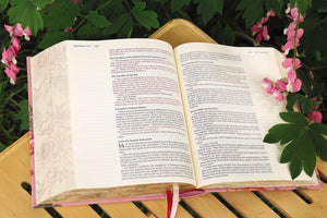 NIV, Artisan Collection Bible, Cloth over Board, Pink Floral