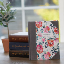 Load image into Gallery viewer, KJV Journal the Word Bible, Reflect, Journal or Create Art Next to Your Favorite Verses (Pink Floral Cloth over Board, Red Letter, Comfort Print: King James Version Holy Bible)
